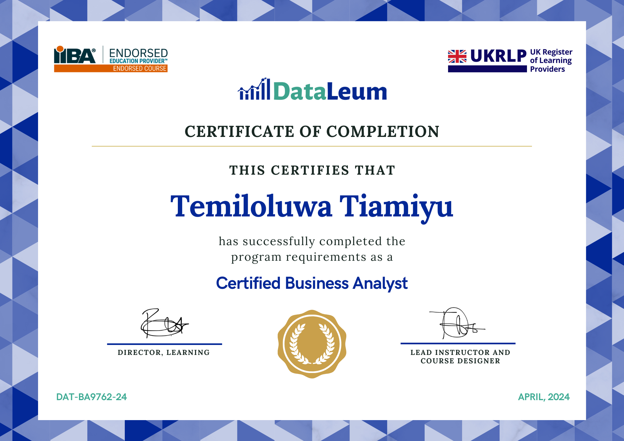 Temiloluwa Tiamiyu - Customer Success Analyst - Dataleum | LinkedIn